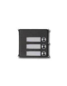 Plaque frontale pour module d'appel 3 boutons en zamak MTMF3PVR Came 60020670