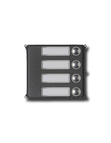 Plaque frontale module d'appel 4 boutons en zamak MTMF4PVR Came 60020680