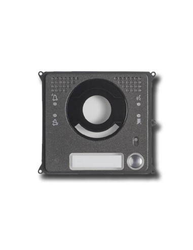 Plaque frontale vidéophone VR 1 bouton en zamak MTMFV1PVR Came 62030080