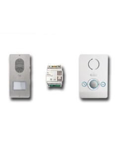 Kit interphone mains libres blanc Came 61700090