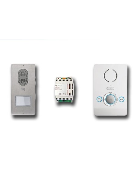 Kit interphone mains libres blanc Came 61700090