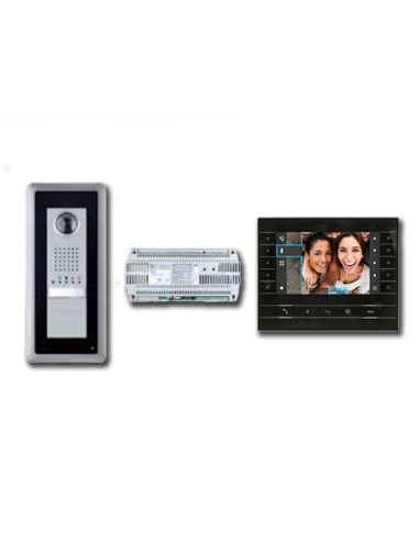 Kit poste vidéo mains libres luxo blanc / noir 001CK0019FR Came CK0019FR
