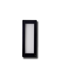 Plaque frontale en aluminium finition noir profond DPF NL Came 60090620