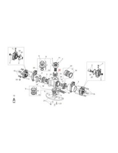 Arbre pignon actionneur S800 2015 Faac 63000558 2