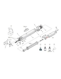 Fixation frontale 400/87 LN Faac 7220365 2