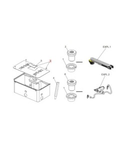 Couvercle boîte portante S800 Faac 63000075