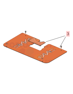 Couvercle boîte portante S800 Faac 63000075 2