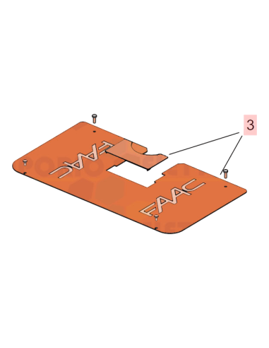 Couvercle boîte portante S800 Faac 63000075
