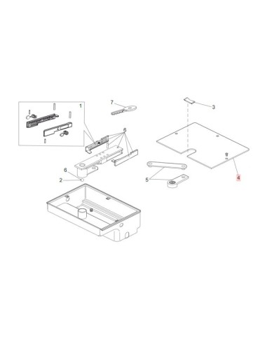 Couvercle boîte 770 Faac 727157