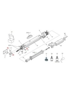 Paquet fourche en aluminium Faac 4900645