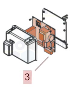 Carte électronique 724D/Sprint 03 Faac 63000145