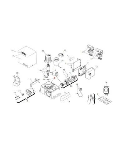 Encodeur magnétique ENCS700 Faac 63000125