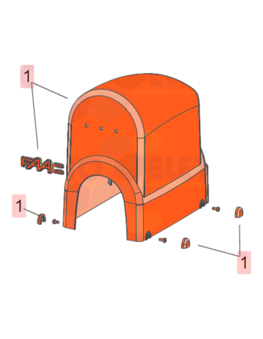 Capot 391 Faac 115001