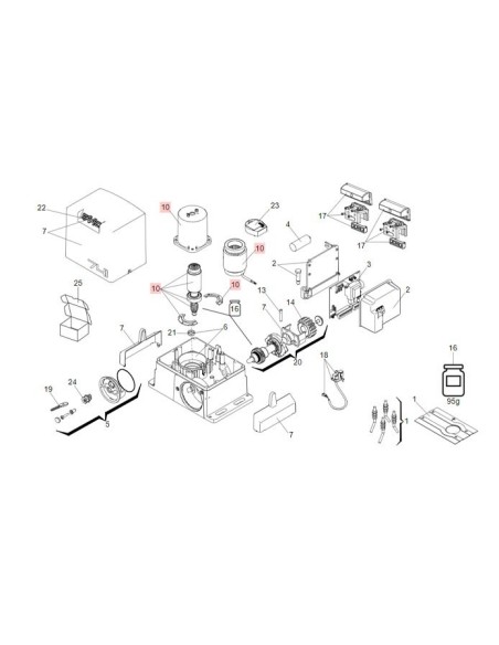 Moteur 741 Faac 63003159