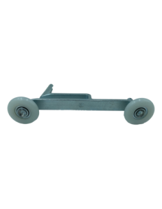 Roulette tandem à double galet 46 mm Axe standard Ø11 2