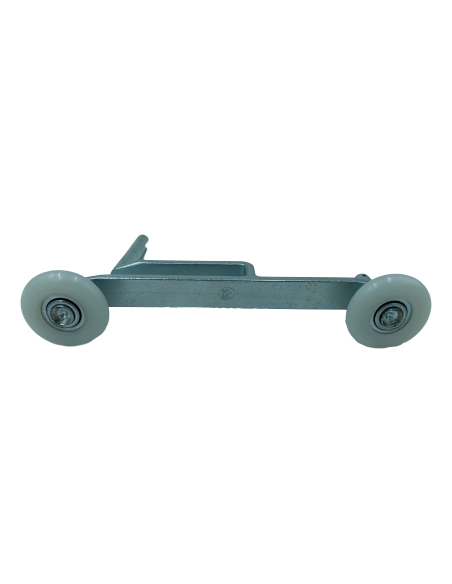 Roulette tandem à double galet 46 mm Axe standard Ø11
