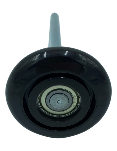 Roulette 72 mm Axe long avec roulement de précision Ø11