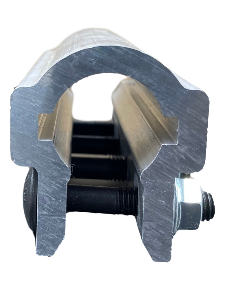 Pièce d'accouplement fixe en aluminium