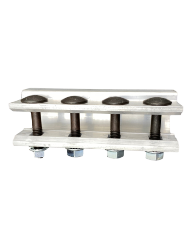Pièce d'accouplement fixe en aluminium