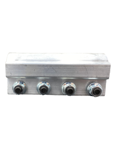 Pièce d'accouplement fixe en aluminium