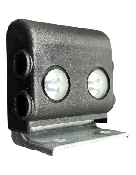 Tenon avec support de roulette ajustable en plastique