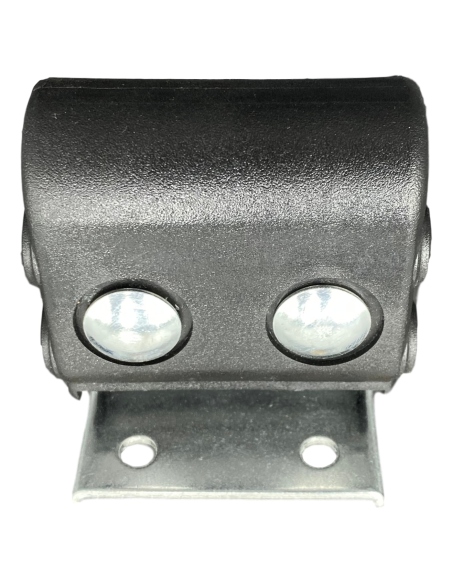 Tenon avec support de roulette ajustable en plastique