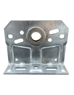 Palier intermédiaire 86 mm avec roulement côté face en acier galvanisé Ø25,4