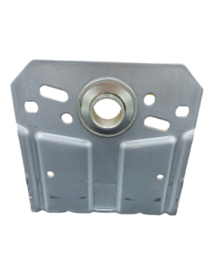 Palier intermédiaire 127 mm avec roulement côté face en acier galvanisé Ø25,4 2