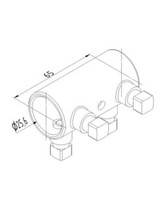 Pièce d'accouplement légère Ø25,6