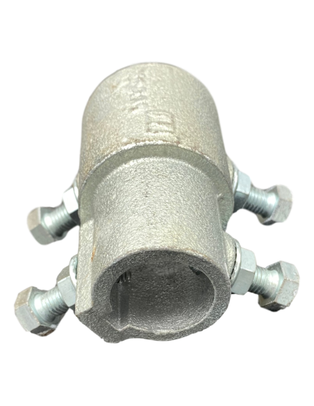 Pièce d'accouplement fixe 76 mm en acier moulé galvanisé Ø35,2