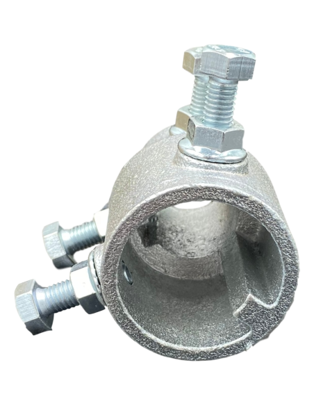 Pièce d'accouplement fixe 76 mm en acier moulé galvanisé Ø35,2