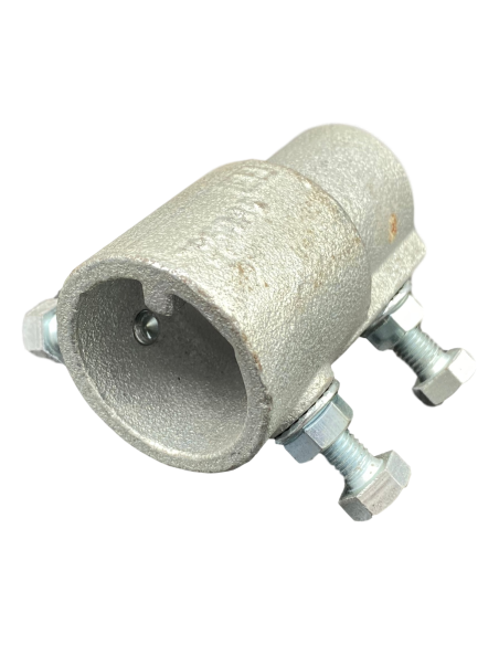 Pièce d'accouplement fixe 76 mm en acier moulé galvanisé Ø40,2