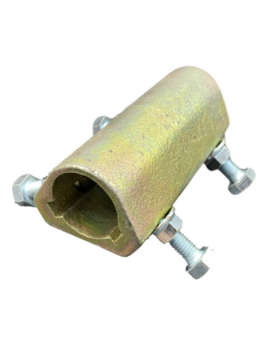 Pièce d'accouplement fixe 100 mm en acier moulé galvanisé Ø25,6