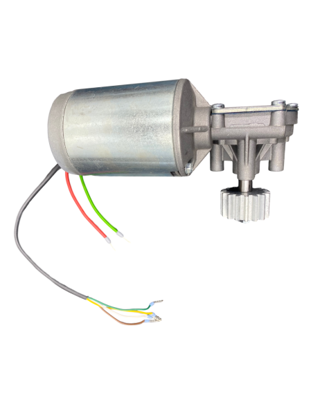 Moteur électrique 24V avec pignon en aluminium Normstahl T14118