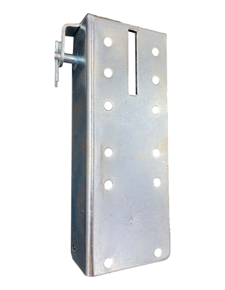 Plaque de base non-réglable avec support de roulement par paire