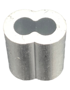 Manchon ovale pour câble acier