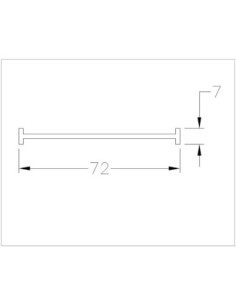 Joint bas d'étanchéité 72 mm 2