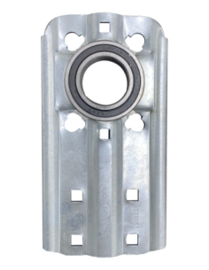 Palier intermédiaire 152 mm avec roulement côté face en acier galvanisé Ø25,4 2