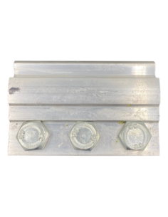 Pièce d'accouplement fixe 90 mm en aluminium 2