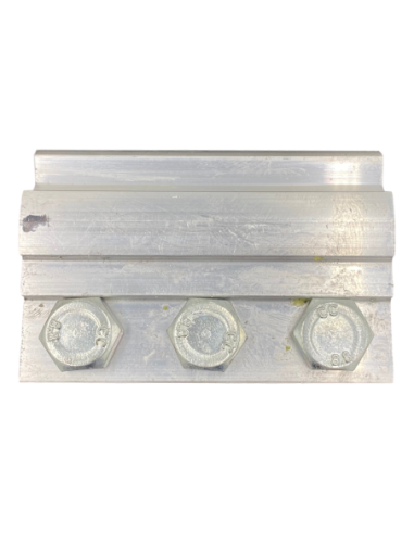 Pièce d'accouplement fixe 90 mm en aluminium