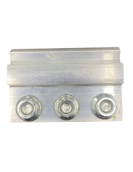 Pièce d'accouplement fixe 90 mm en aluminium