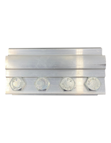 Pièce d'accouplement fixe 120 mm en aluminium