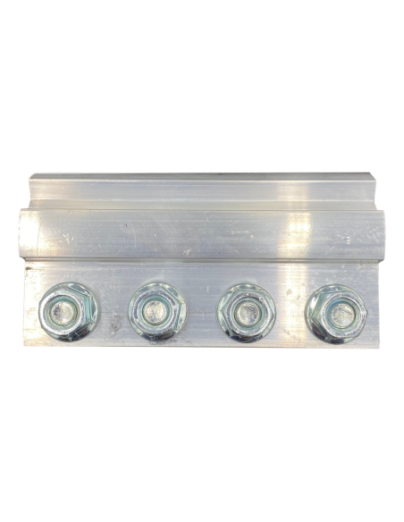 Pièce d'accouplement fixe 120 mm en aluminium