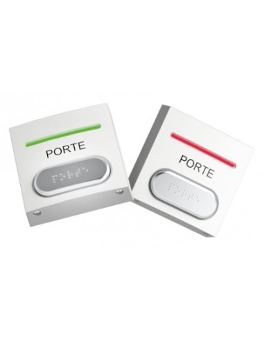 Bouton poussoir PMR - Buzzer et Braille marquage Porte Sewosy PBAL2