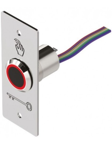 Bouton poussoir lumineux infrarouge bicolore 12-24V DC Sewosy PB22IR_E