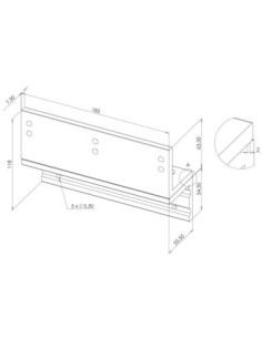Kit Z ajustable pour séries EF300-EF550 Sewosy EF300-550Z 2