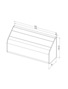 Capot aluminium AS pour EF300L et EF300-550Z Sewosy EF300C