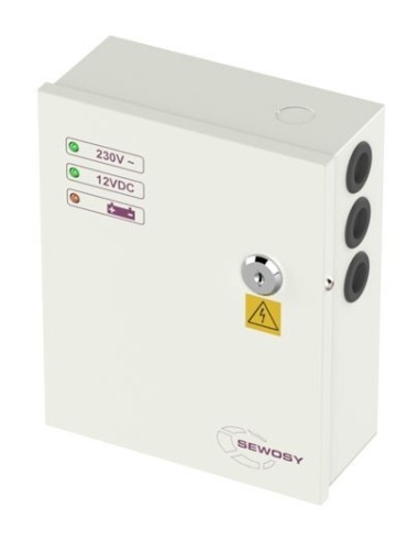 Alimentation à découpage 12V DC 3A avec relais défaut Sewosy AD1203R