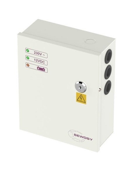 Alimentation à découpage 12V DC 3A avec relais défaut Sewosy AD1203R