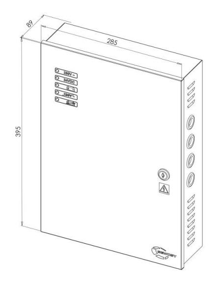 Alimentation à découpage 24V DC 5A avec relais défaut Sewosy AD2405R
